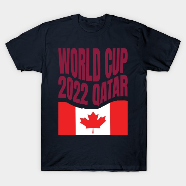 canada flag | world cup qatar T-Shirt by sampel